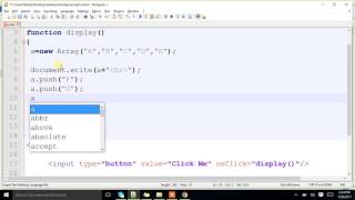 How To create Stack Using JavaScript Array. Explained with example.