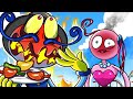 [Animation] Daddy's Spicy Food Challenge🌶🔥 -Poppy Playtime Chapter 2 Mukbang Animation| SLIME CAT