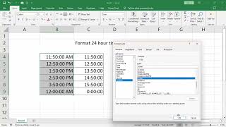 How to change time format to HH MM SS in Excel