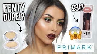 TESTING NEW PRIMARK MAKEUP! FENTY + HUDA BEAUTY DUPES?! FIRST IMPRESSIONS + REVIEW!