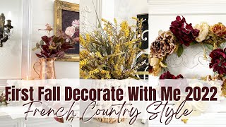 FALL DECORATE WITH ME  | FRENCH COUNTRY STYLE | FALL DECORATING IDEAS | Monica Rose