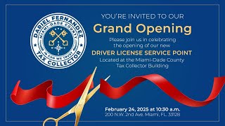 🚗🎉 CELEBRATING THE GRAND OPENING OF DRIVER LICENSE SERVICES AT OUR DOWNTOWN TAX COLLECTOR'S LOCATION