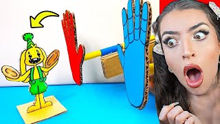 CRAZIEST DIY Poppy Playtime GAMES EVER!? (WHACK-A-WUGGY, MAGIC HAND, FOOSEBALL TABLE, & MORE!)