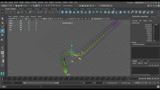 How to rig a snake in Maya