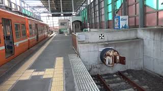 一畑電車北松江線の起点駅となる電鉄出雲市駅構内の風景