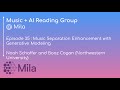 #35 - Music Separation Enhancement with Generative Modeling