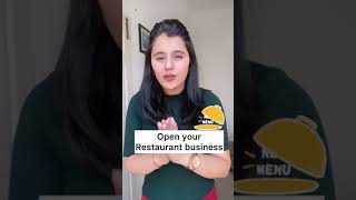 Open your restaurant business YouTube Neha Nagar