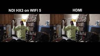 Birddog X4 Ultra PTZ Camera NDI HX|3 vs HDMI Side By Side Comparison