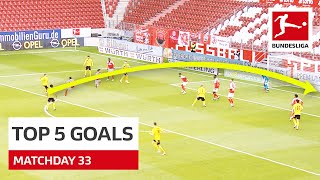 Top 5 Goals - Kluivert, Guerreiro & More