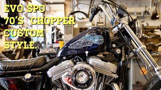 【出荷整備】70Sチョッパースタイルのエボスポ！細かな箇所までしっかり整備！70s chopper style! Well maintained down to the smallest detail