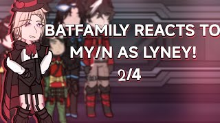 BatFamily reacts to myn as LYNEY!||2/4