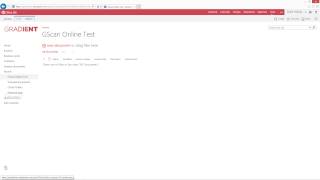 GScan Online: how to create a library and setup scanning profiles