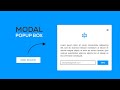 Create modal popup with HTML , CSS & JAVASCRIPT