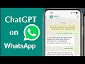 How to Use ChatGPT on WhatsApp? [Step-by-Step Guide in 2023]