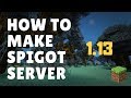 How to Make a Spigot/Bukkit Server for Minecraft 1.13+