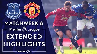 Everton v. Manchester United | PREMIER LEAGUE HIGHLIGHTS | 11/7/2020 | NBC Sports