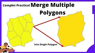 How to Merge Multiple Polygons into a Single Polygon in QGIS 🌍✨ | TechStarPlus