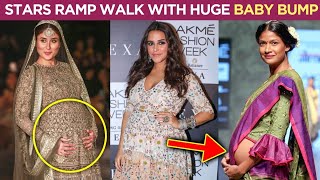 Bollywood Actresses RAMPWALK With Baby Bump | Kareena Kapoor, Neha Dhupia, Carol Gracious