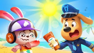 Pipi Rabbit Got a Sunburn | Safety Tips | Kids Cartoons | Sheriff Labrador