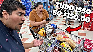 O QUE COMPREI COM 150$ DÓLARES NO SUPERMERCADO NOS EUA ?