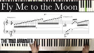 Jacob Koller - Fly Me to the Moon - Advanced Jazz Piano Cover with Sheet Music