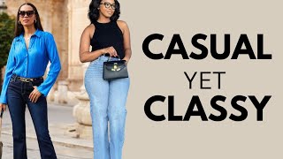 MASTERING ELEGANT CASUAL WEAR II 10 Outfit ideas for elegant ladies