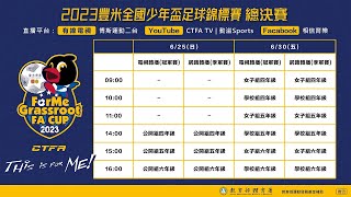 2023豐米全國少年盃足球錦標賽 公開六季軍賽 6/25 16:00