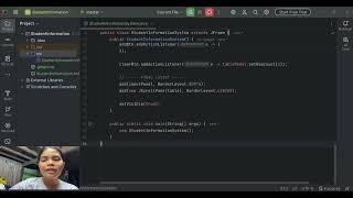 ACTIVITY 1: STUDENT INFORMATION SYSTEM using JAVA SWING GUI