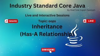 Inheritance(Has-A Relationship)| Java Tutorial | Java 2024 | Full Stack Java |Online Java Training