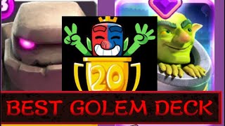 BEST GOLEM DECK  #258 crush royale