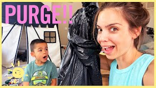 DAY IN LIFE | ULTIMATE PURGE!! (and Tess' new glasses =)