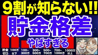 【2024年最新】地獄の二極化！日本人の平均貯金額！【貯金・節約・セミリタイア・FIRE・NISA】