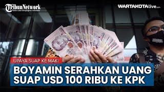 MAKI Serahkan Uang 100 Ribu Dollar Diduga Uang Suap ke KPK