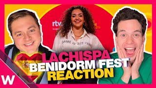 🇪🇸 Lachispa - Hartita de Llorar REACTION | Benidorm Fest 2025