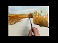 snow covered marsh easy watercolor with paul george