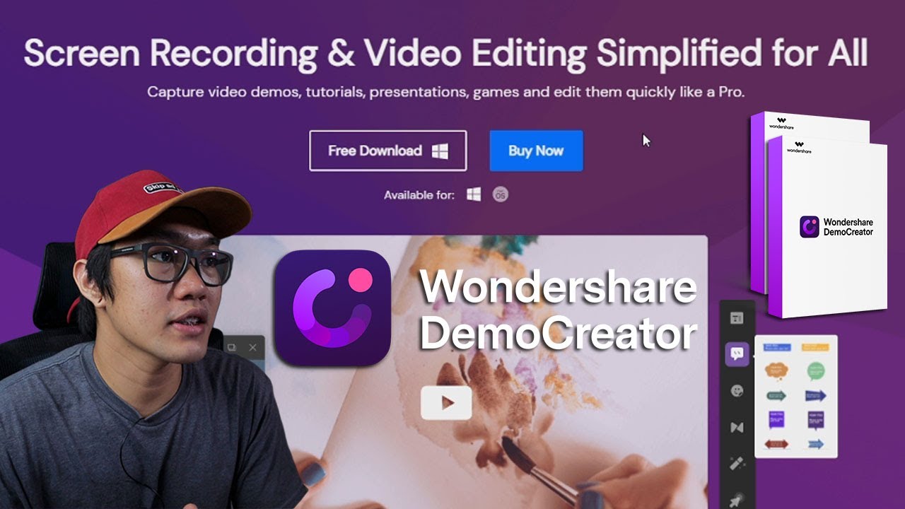 WONDERSHARE DEMOCREATOR : SCREEN RECORDER + VIDEO EDITOR - YouTube