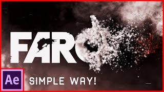 After Effects Tutorial: Particles Logo & Text Animation