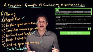 Module 2.7: A Practical Example of Correcting Misinformation