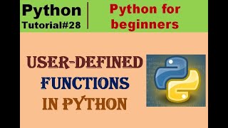 User Defined Functions in Python| Python Tutorial in Urdu | Hindi