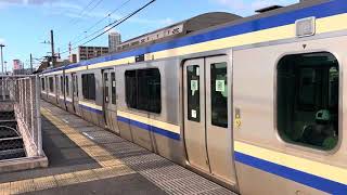 E235系1000番台クラF-07編成+クラJ-17編成本千葉発車