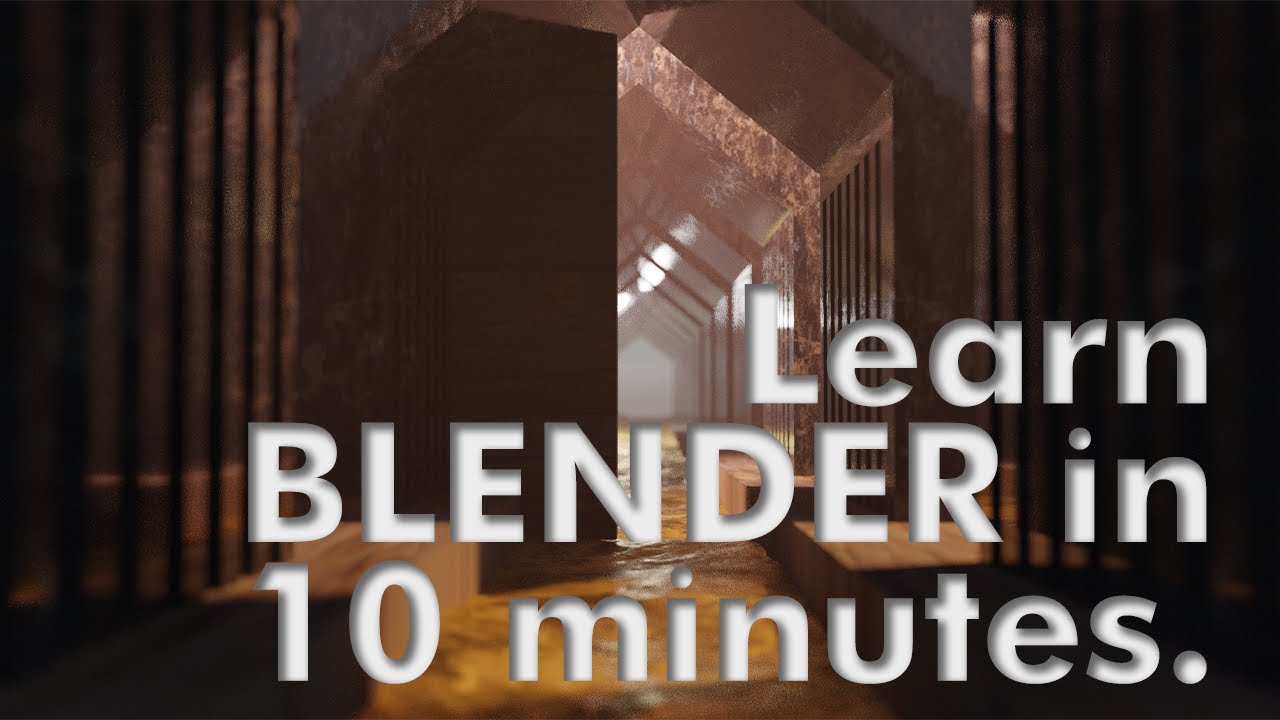 Getting Started With Blender In Under 10 Minutes | Basic Tutorial - YouTube