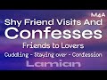 [M4A] Shy Friend Visits And Confesses - Friends to Lovers (Cuddling) (Staying Over) || ASMR RP