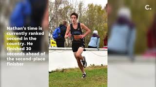 Nathan Mountain of St. Xavier sets school record and is top cross country runner in Ohio