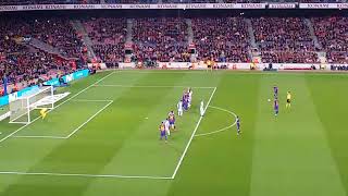Barcelona-Leganes - Messi 2nd Goal Free Kick