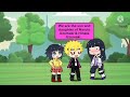 past naruto team 7 hinata meets future boruto himawari u0026 sarada how they react ll gacha club