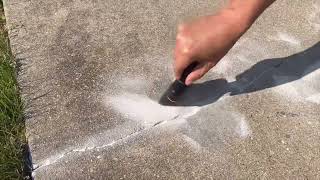Magic Crack Filler Concrete Repair One Year Later