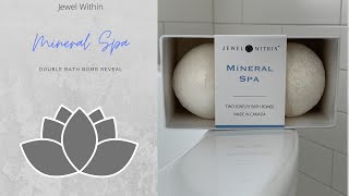 Jewel Within Mineral Spa Bath Bomb Reveal