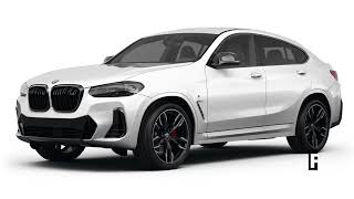 2022 BMW X4 Front Ornamental Grill G03 with M Logo in Black | Genuine OEM 51-13-5-A36-BC9