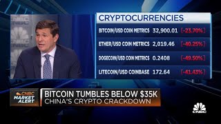 Bitcoin tumbles below $35K as China cracks down on crypto