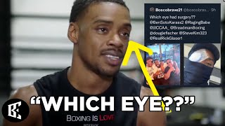 ERROL SPENCE "FAKE EYE INJURY" POST GETS DELETED AFTER BOXINGEGO EXPOSES PBC SCORER/BOXING CHANNEL